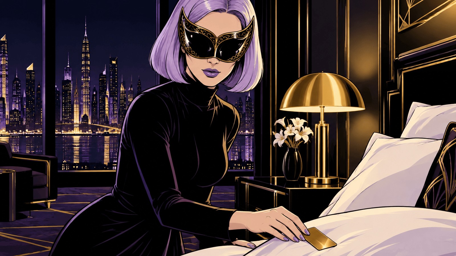 Estate Stays — masked comic noir West Virginia lodging