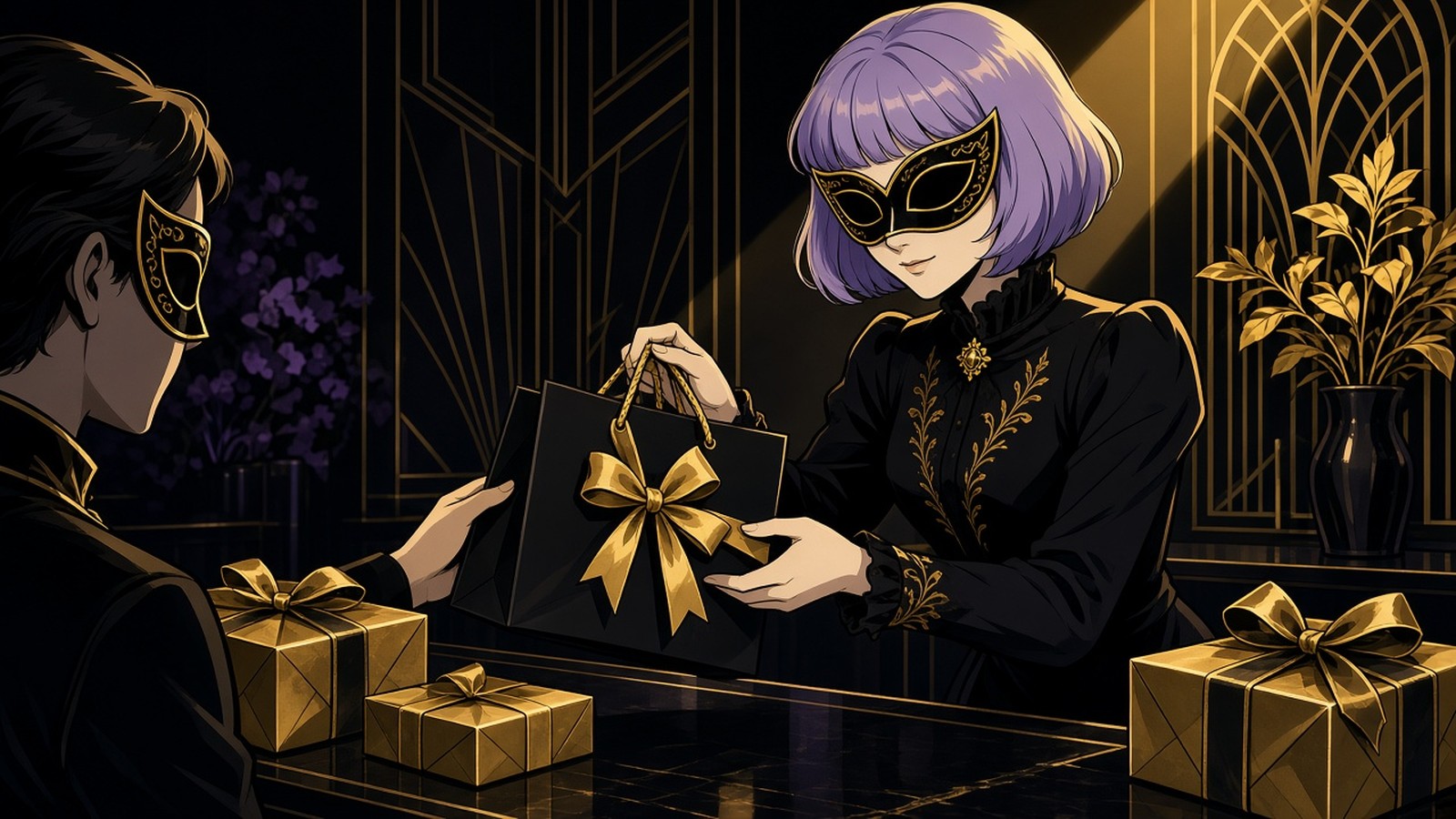 Estate Shop — masked comic noir estate goods