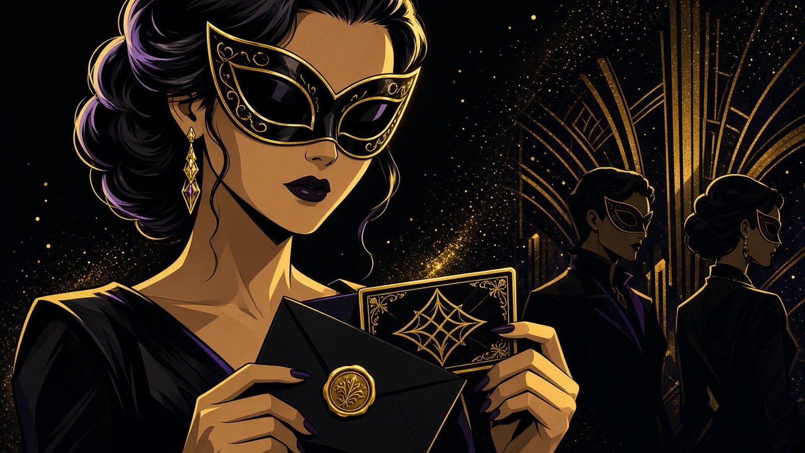 Gift Cards — masked comic noir gifting