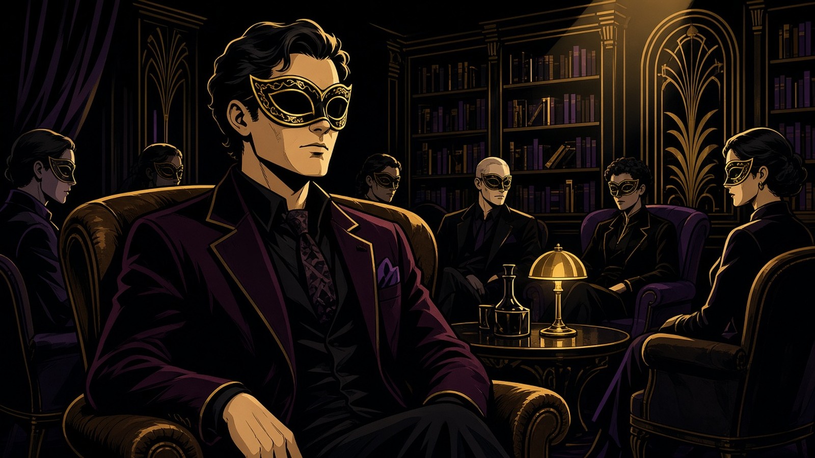 Circle — masked comic noir community