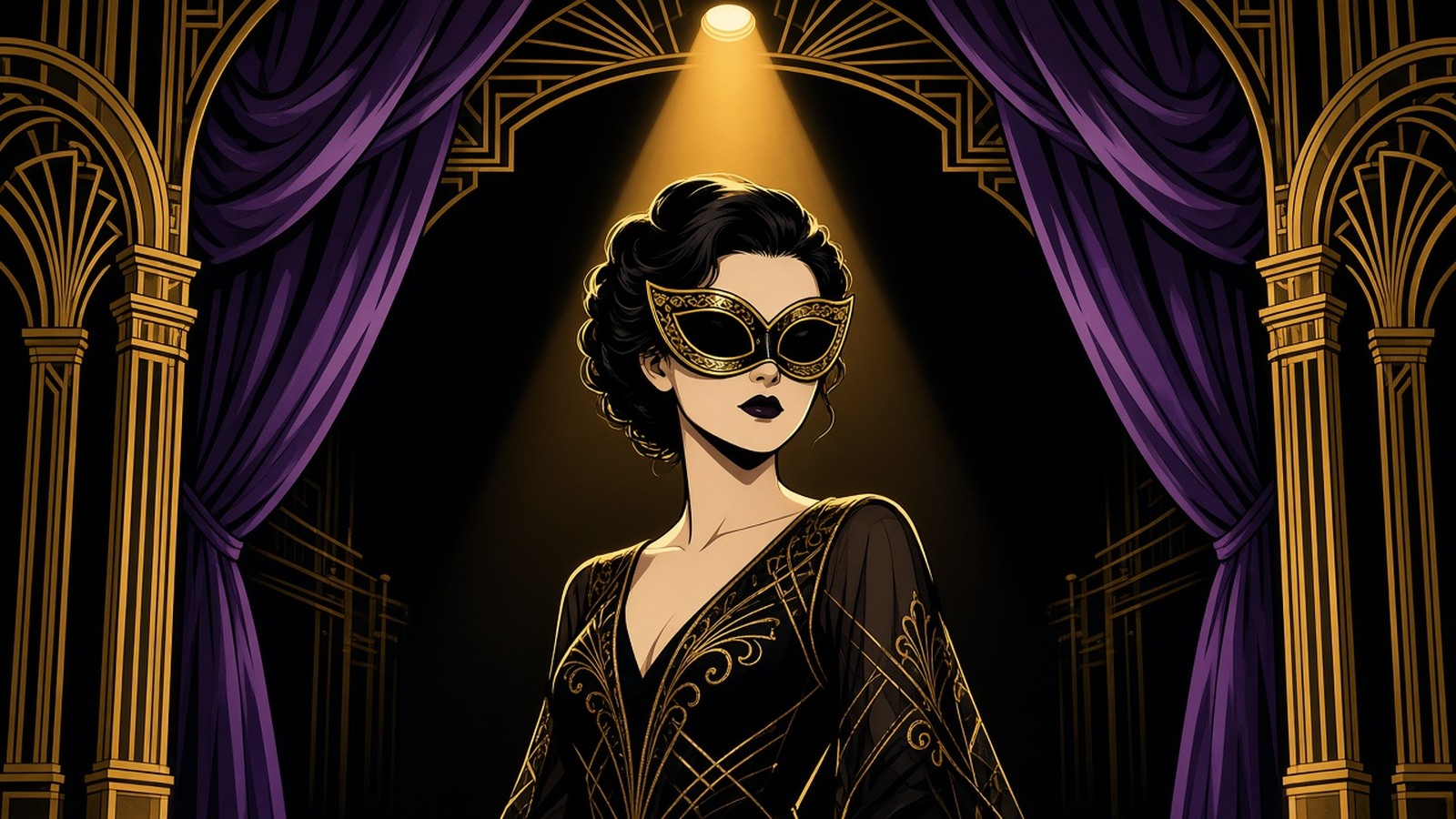 Theatre — masked comic noir original series