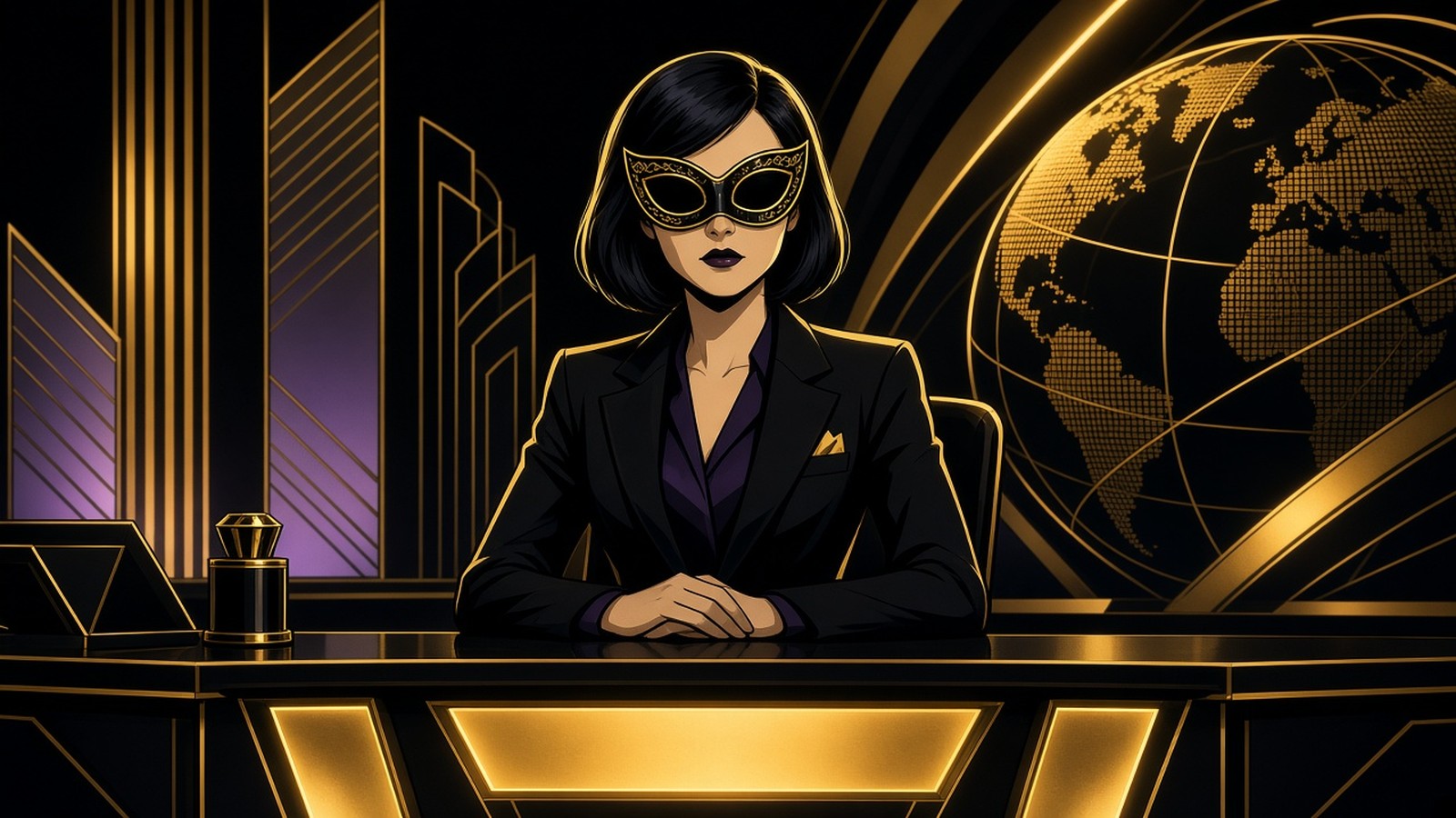Estate News — masked comic noir dispatch