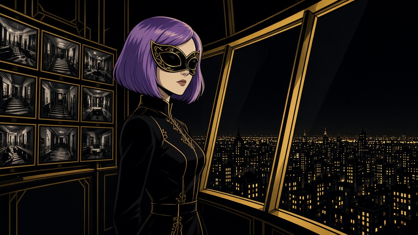Watchtower — masked comic noir monitoring